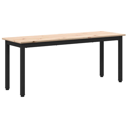 panchina Naturale 110 x 35 x 45 cm Pino massello