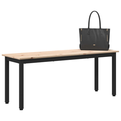panchina Naturale 110 x 35 x 45 cm Pino massello