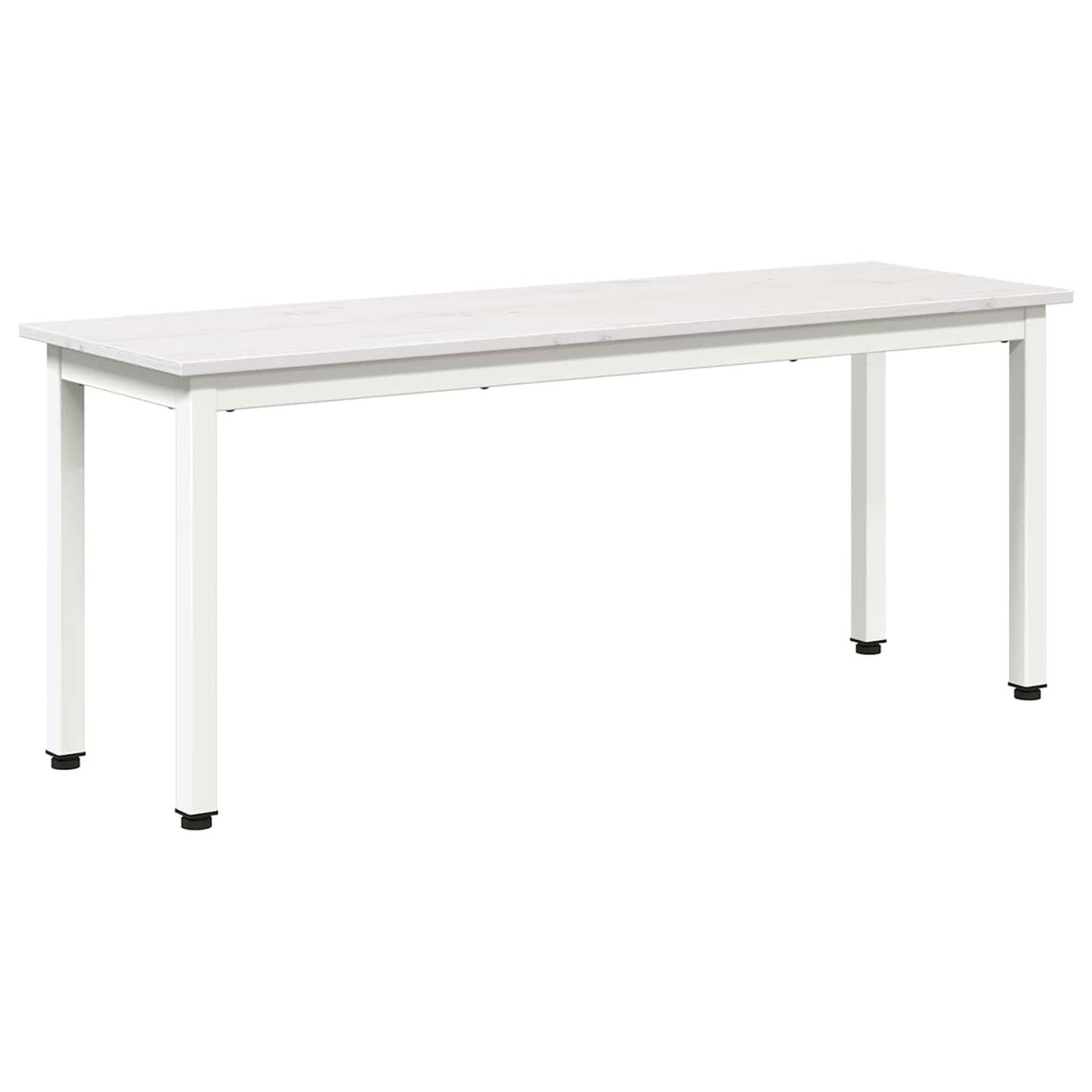 panchina Bianco 110 x 35 x 45 cm Pino massello