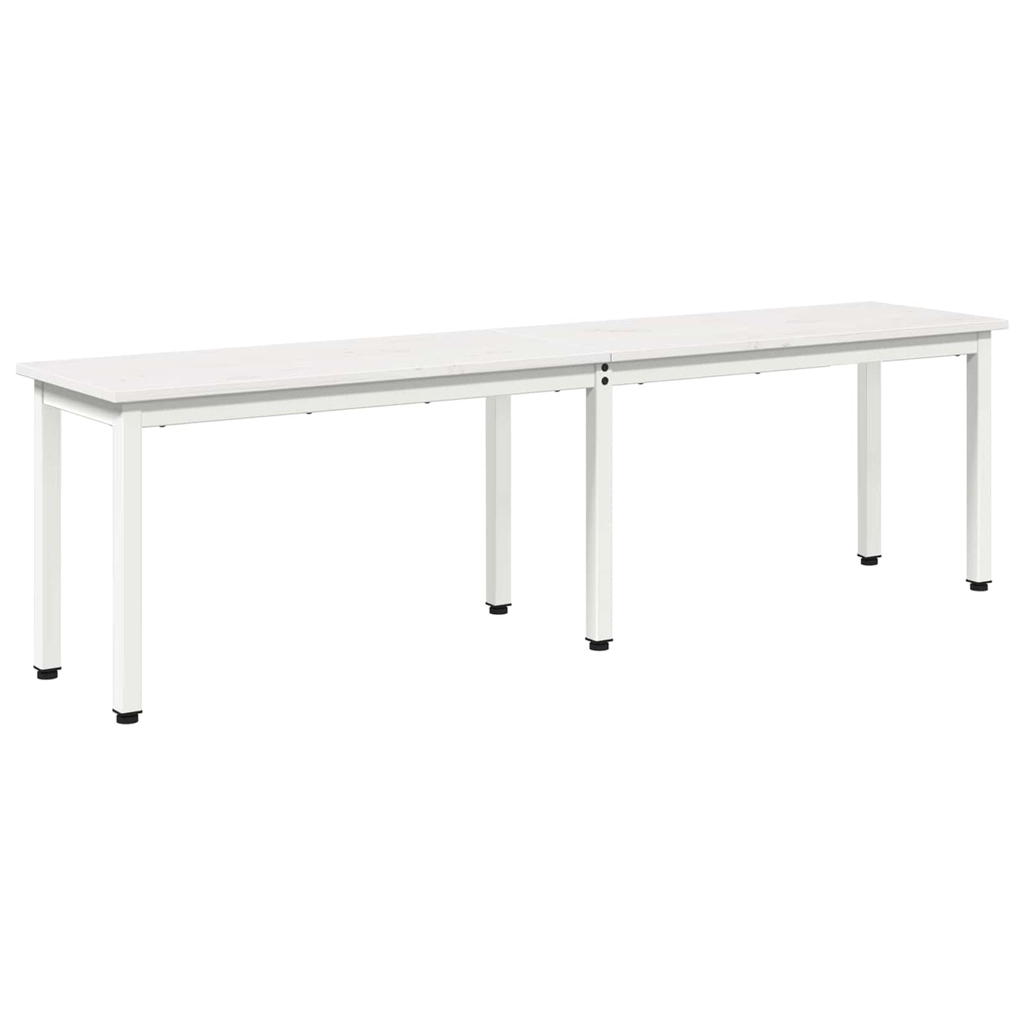 panchina Bianco 160 x 35 x 45 cm Pino massello