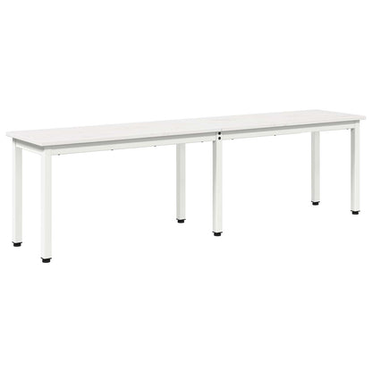 panchina Bianco 160 x 35 x 45 cm Pino massello