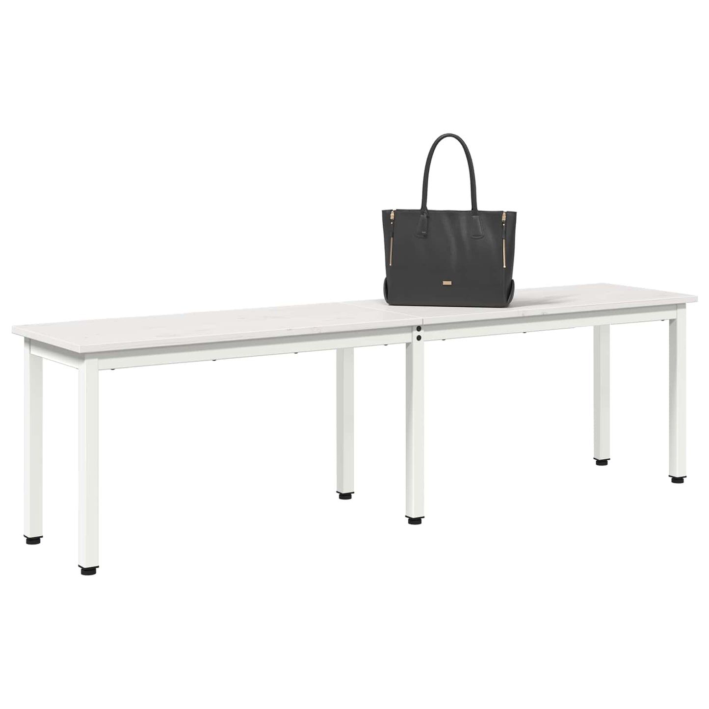 panchina Bianco 160 x 35 x 45 cm Pino massello