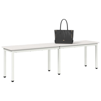 panchina Bianco 160 x 35 x 45 cm Pino massello