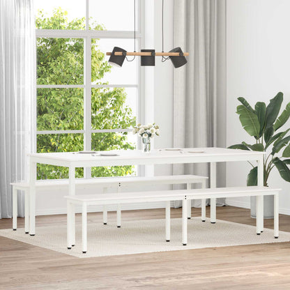 panchina Bianco 200 x 35 x 45 cm Pino massello