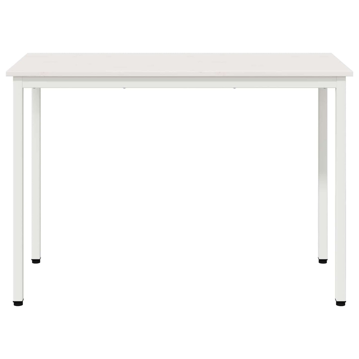 Tavolo da pranzo Bianco 110 x 55 x 75 cm Pino massello