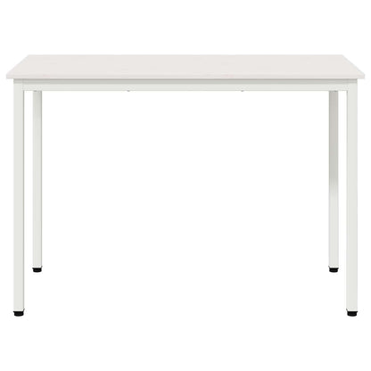 Tavolo da pranzo Bianco 110 x 55 x 75 cm Pino massello