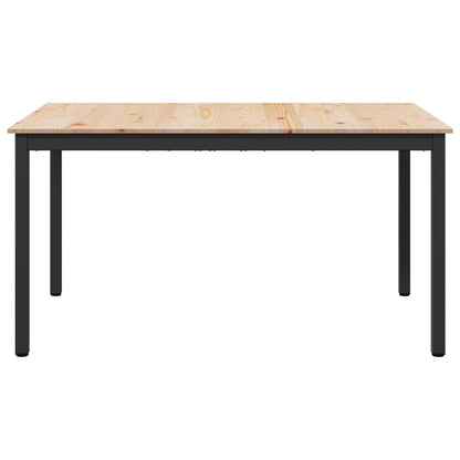 Tavolo da pranzo Naturale 150 x 90 x 75 cm Pino massello