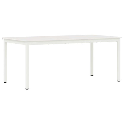Tavolo da pranzo Bianco 180 x 90 x 75 cm Pino massello