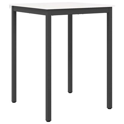 Tavolo da bar Bianco 80 x 80 x 105 cm Pino massello