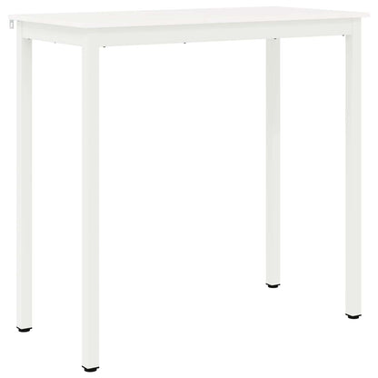 Tavolo da bar Bianco 110 x 55 x 105 cm Pino massello