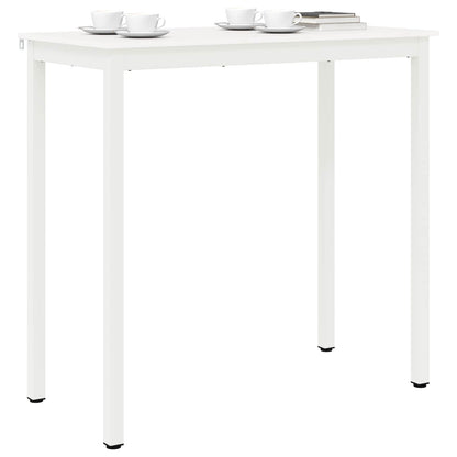 Tavolo da bar Bianco 110 x 55 x 105 cm Pino massello