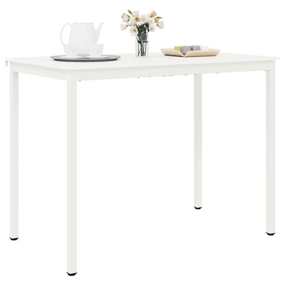 Tavolo da bar Bianco 110 x 55 x 105 cm Pino massello