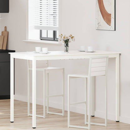 Tavolo da bar Bianco 110 x 55 x 105 cm Pino massello