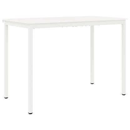 Tavolo da bar Bianco 110 x 55 x 105 cm Pino massello