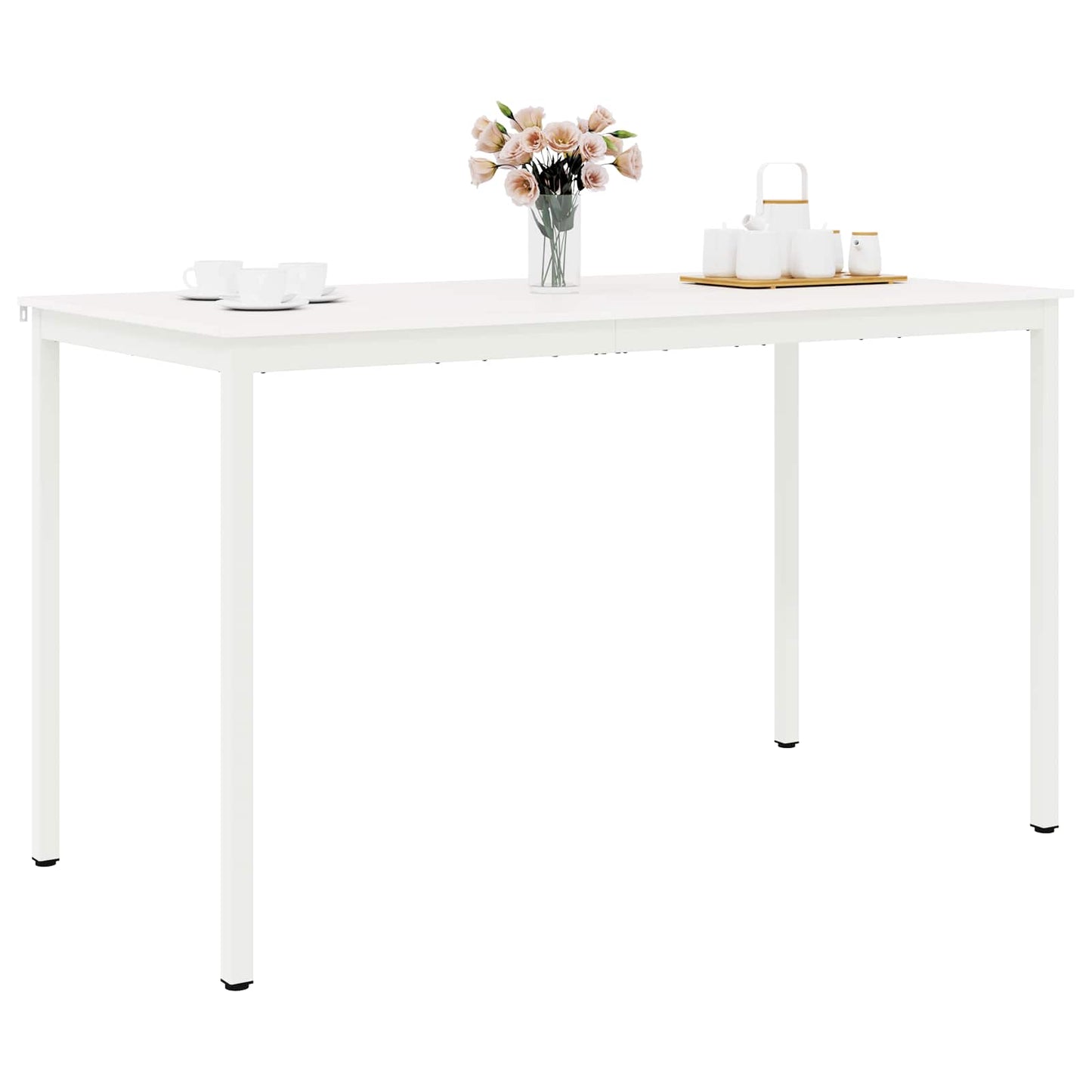 Tavolo da bar Bianco 110 x 55 x 105 cm Pino massello