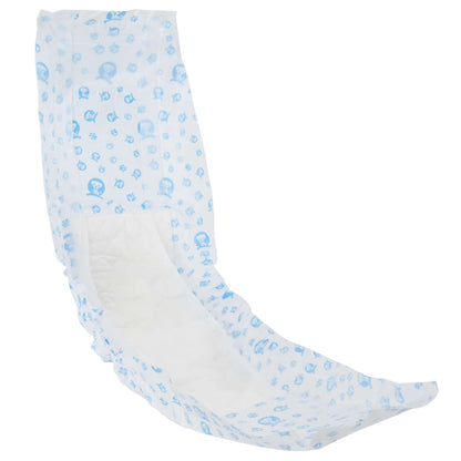 Pannolino usa e getta per cani maschi 50 pcs Bianco L