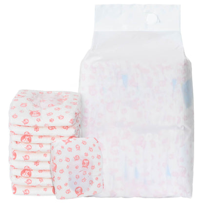 Pannolino usa e getta per cani femmina 30 pcs Bianco XS