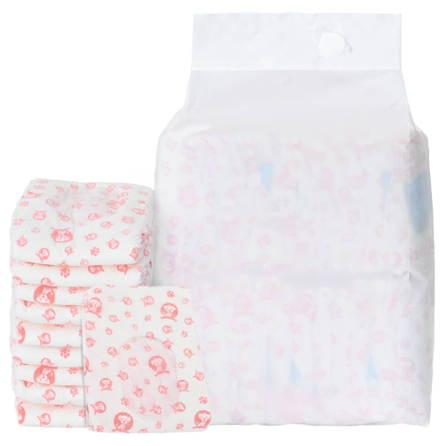 Pannolino usa e getta per cani femmina 50 pcs Bianco L