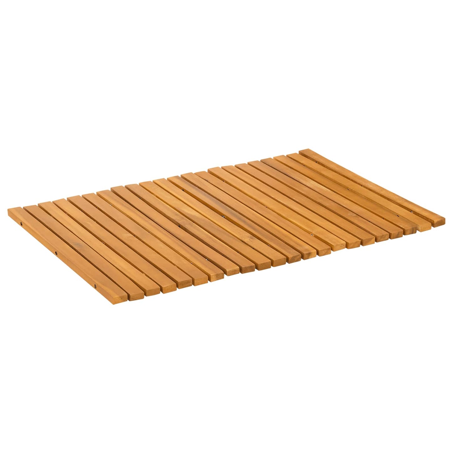 Tappeto da bagno Marrone 60 x 40 cm Legno di Acacia Massello
