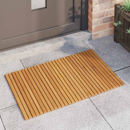 Tappeto da bagno Marrone 80 x 50 cm Legno di Acacia Massello