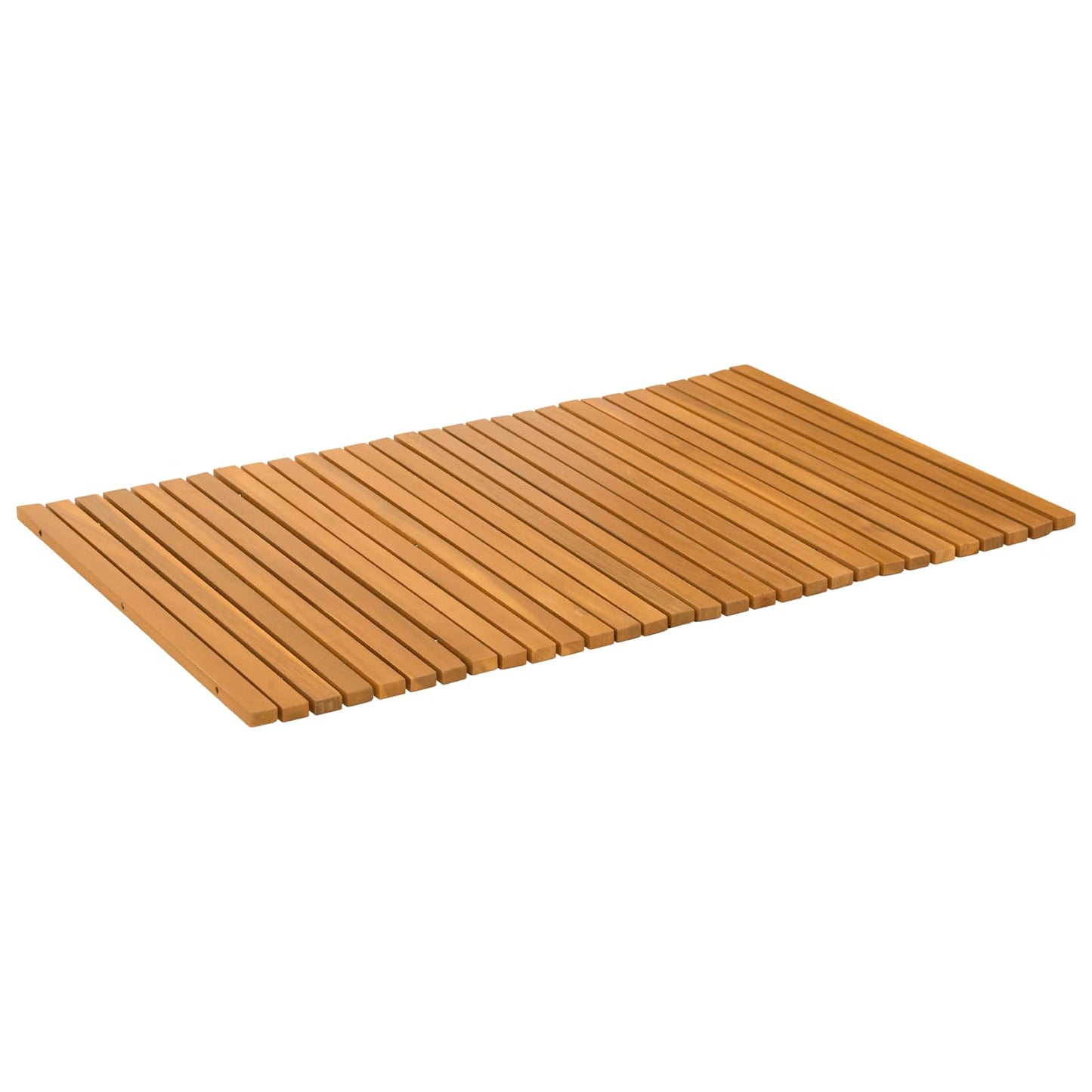 Tappeto da bagno Marrone 80 x 50 cm Legno di Acacia Massello