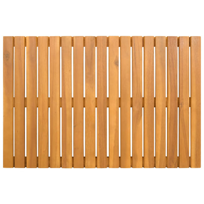 Tappeto da bagno Tinta unita Marrone 60 x 40 cm legno