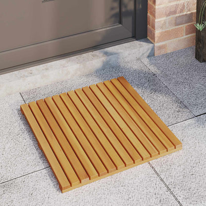 Tappeto da bagno Tinta unita Marrone 50 x 50 cm legno