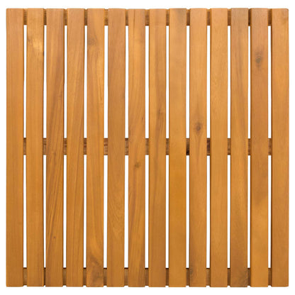 Tappeto da bagno Tinta unita Marrone 50 x 50 cm legno