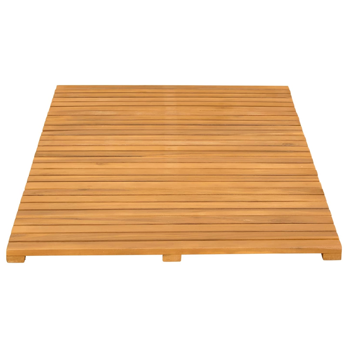 Tappeto da bagno Tinta unita Marrone 100 x 55 cm legno