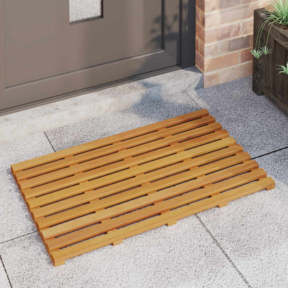Tappeto da bagno Tinta unita Marrone 100 x 53 cm legno