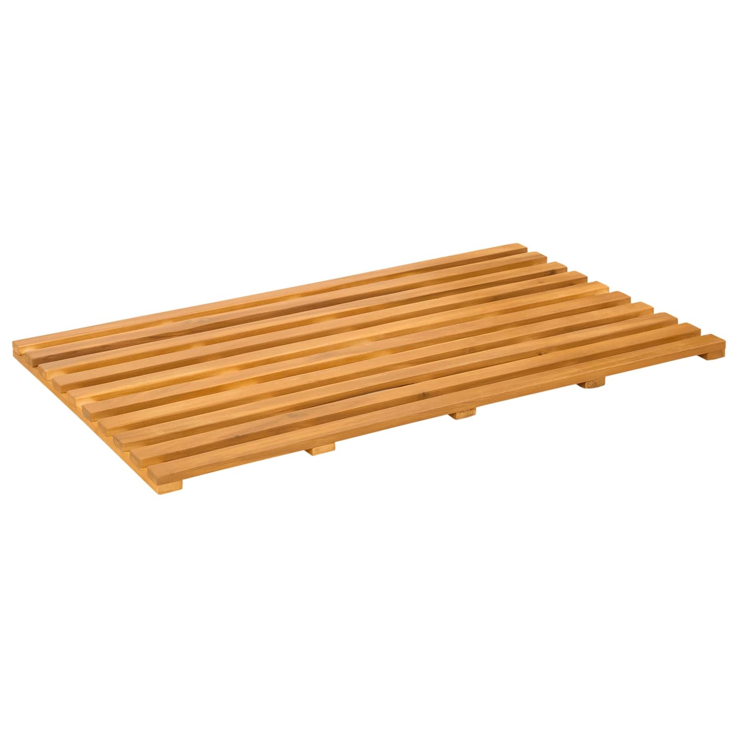 Tappeto da bagno Tinta unita Marrone 100 x 53 cm legno