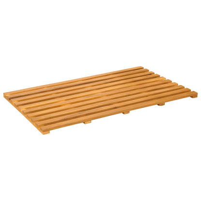 Tappeto da bagno Tinta unita Marrone 100 x 53 cm legno