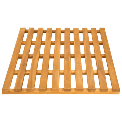 Tappeto da bagno Tinta unita Marrone 100 x 53 cm legno