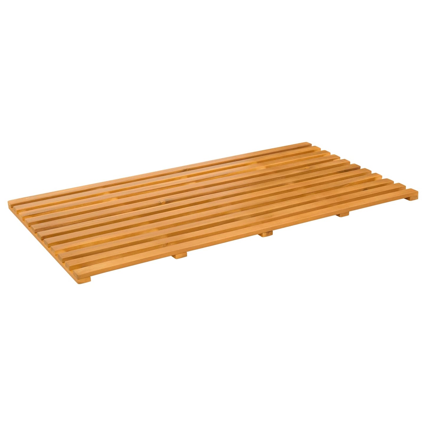 Tappeto da bagno Tinta unita Marrone 100 x 53 cm legno
