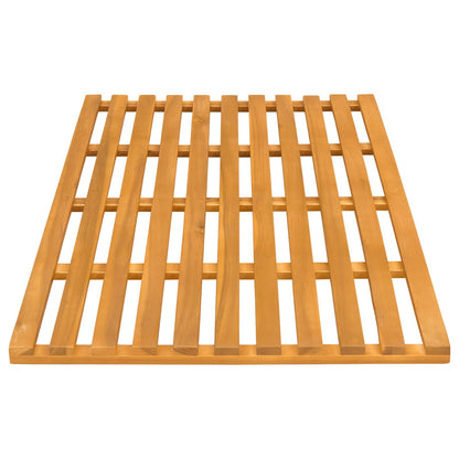 Tappeto da bagno Tinta unita Marrone 100 x 53 cm legno