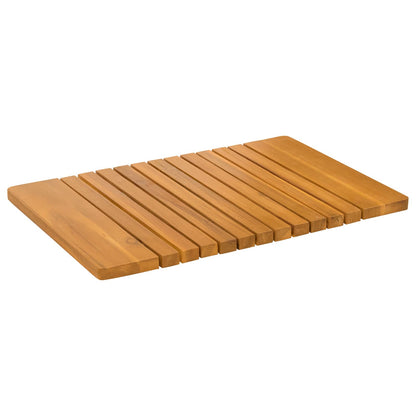 Tappeto da bagno Tinta unita Marrone 59 x 40 cm legno