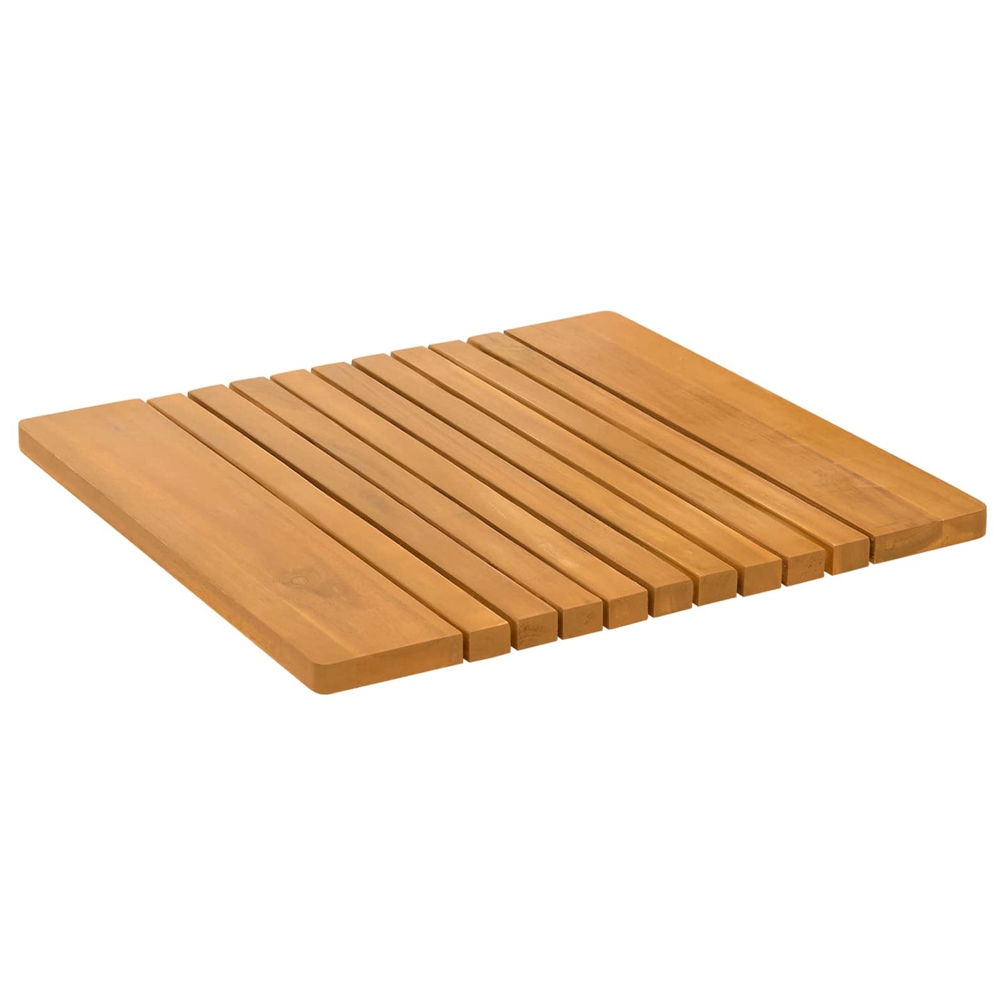 Tappeto da bagno Tinta unita Marrone 59 x 40 cm legno