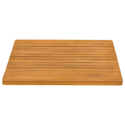 Tappeto da bagno Tinta unita Marrone 59 x 40 cm legno