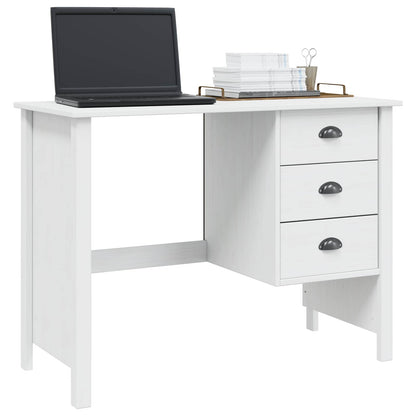 Scrivania con Cassetti Hill Bianco 100 x 45 x 74 cm