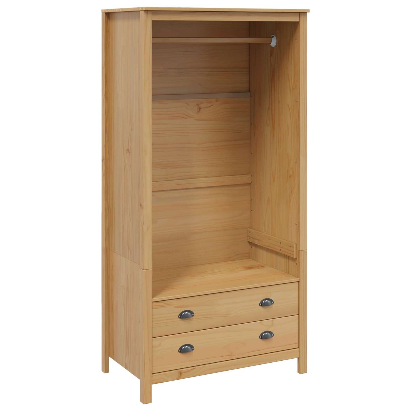 Guardaroba con cassetto Hill Marrone miele 84 x 50 x 170 cm