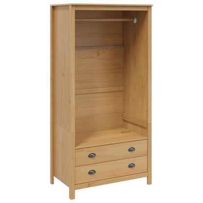 Guardaroba con cassetto Hill Marrone miele 84 x 50 x 170 cm