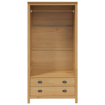 Guardaroba con cassetto Hill Marrone miele 84 x 50 x 170 cm