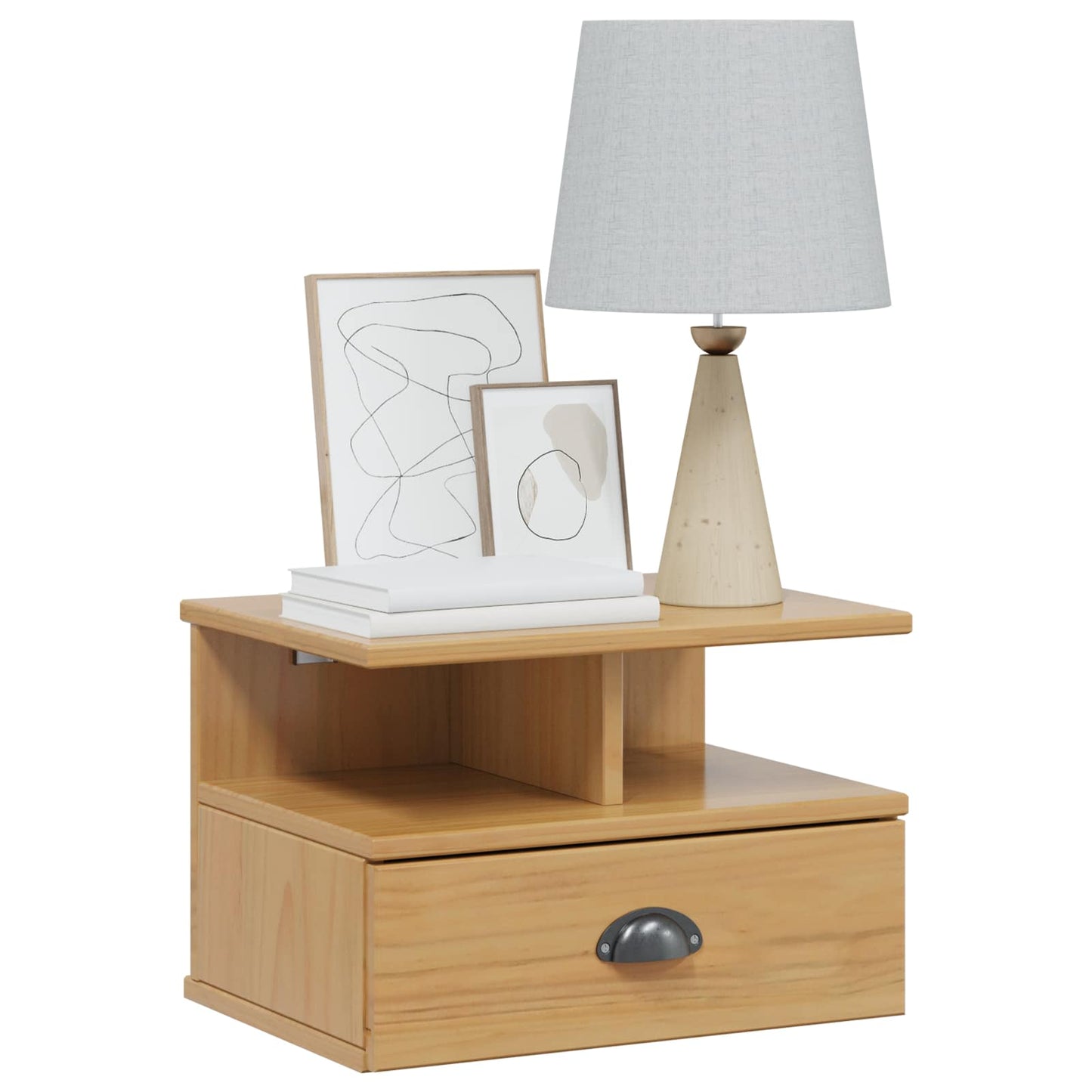 Armadio da Notte Hill Marrone miele 40 x 31 x 27 cm