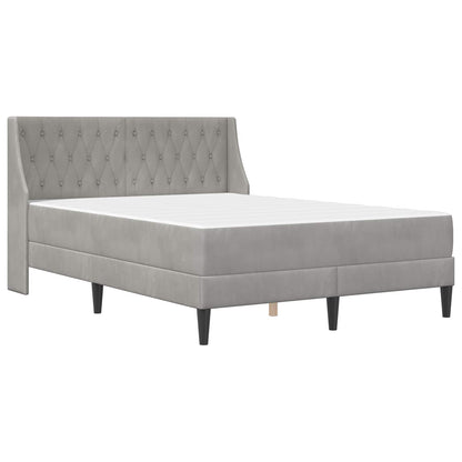 Struttura letto con materasso Grigio chiaro 120 x 200 cm