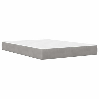 Struttura letto con materasso Grigio chiaro 140 x 200 cm