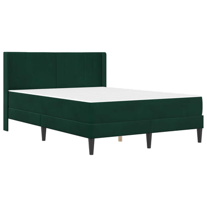 Struttura del letto Verde Scuro 120 x 200 cm Velluto