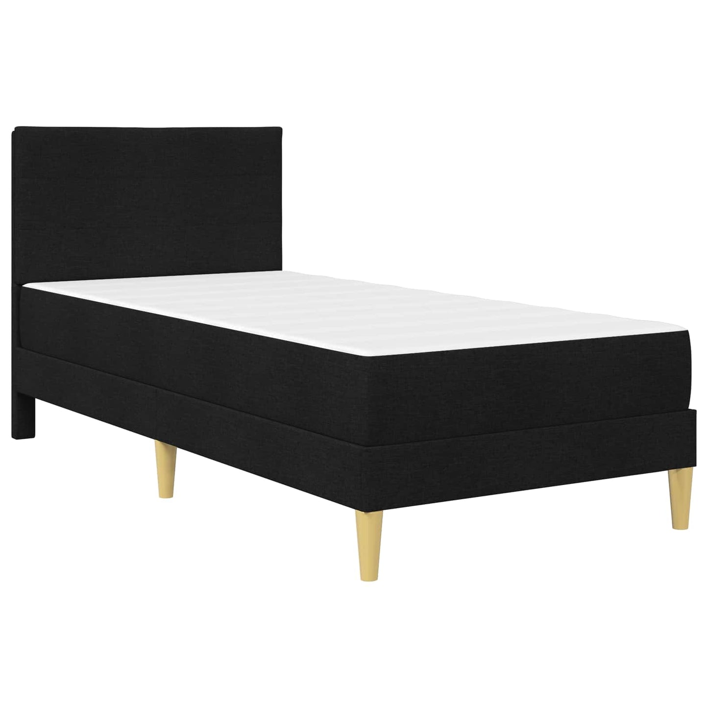 Struttura del letto Nero 100 x 200 cm Poliestere