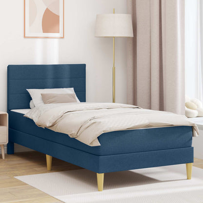 Struttura del letto Blu 100 x 200 cm Poliestere
