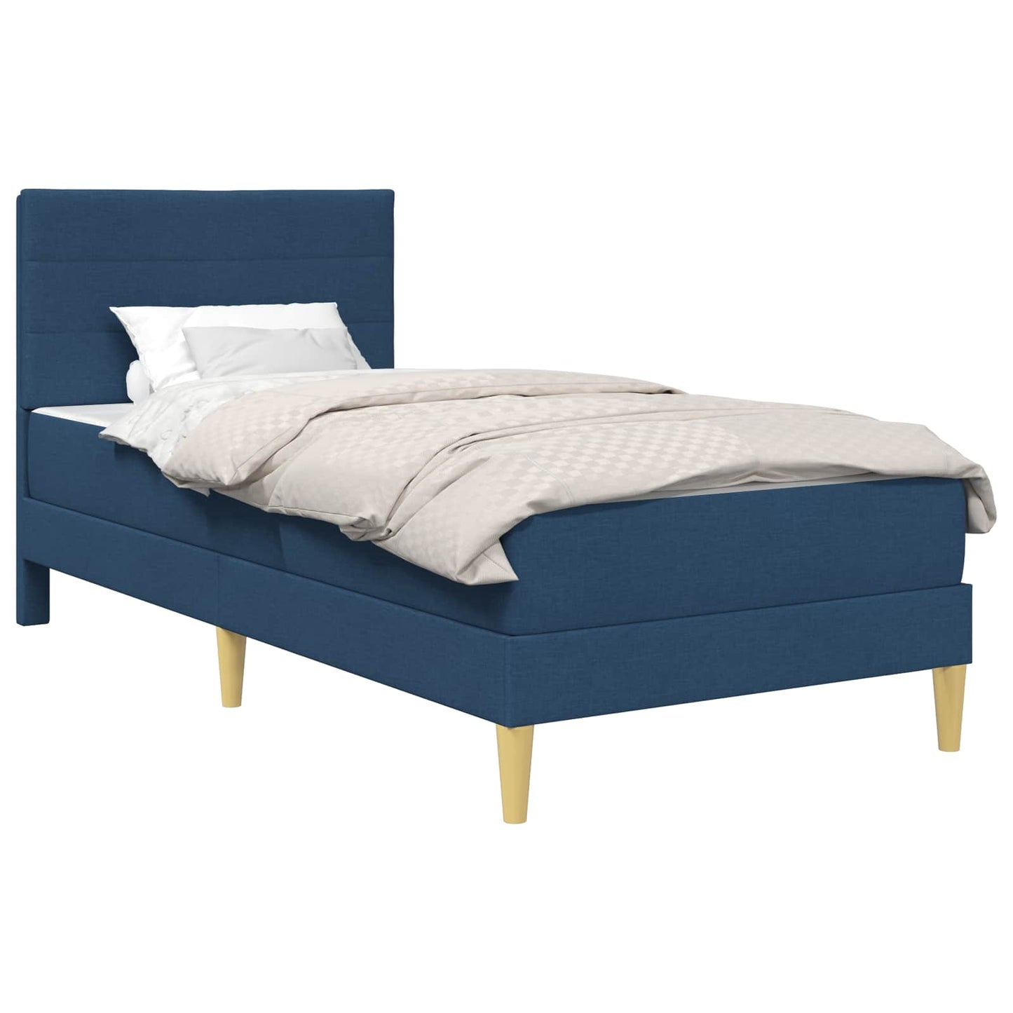 Struttura del letto Blu 100 x 200 cm Poliestere