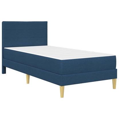 Struttura del letto Blu 100 x 200 cm Poliestere